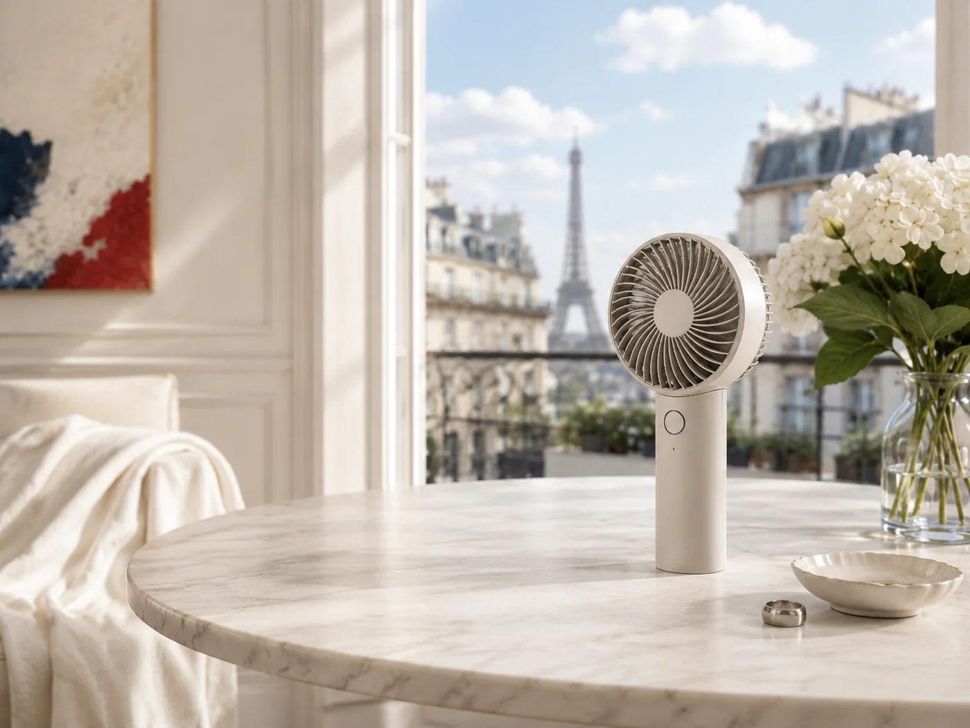 Ventilateur portable Airéa en situation
